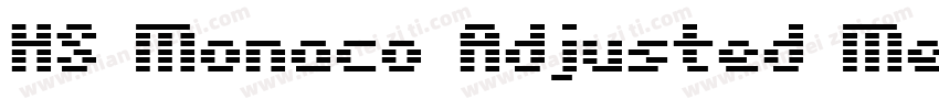 HS Monaco Adjusted Medium字体转换